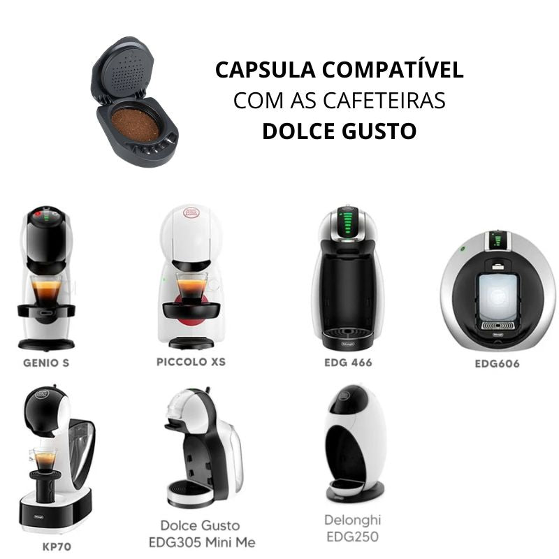Cápsula Reutilizável Compatível com Dolce Gusto Bruma
