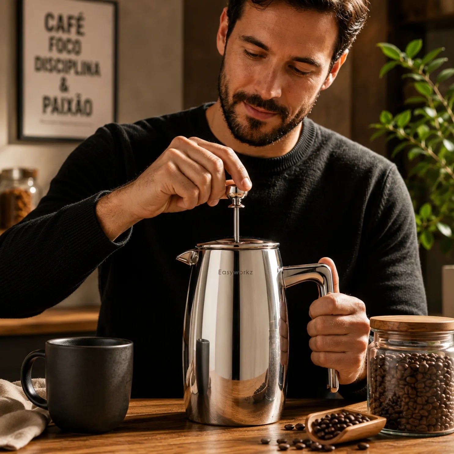 Cafeteira-Prensa-Francesa-Termica-Inox-Bruma-Amalfi