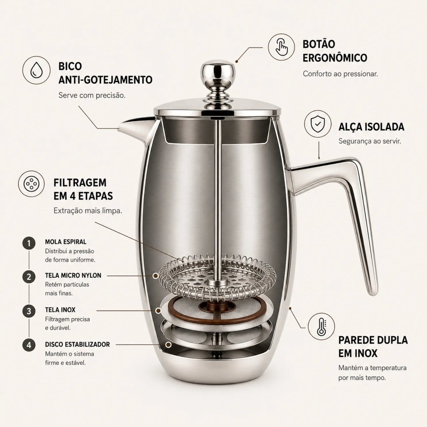 Cafeteira-Prensa-Francesa-Termica-Inox-Bruma-Amalfi