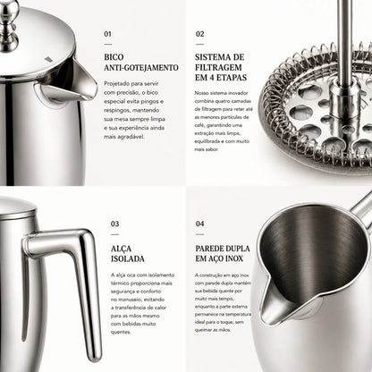 Cafeteira-Prensa-Francesa-Termica-Inox-Bruma-Amalfi