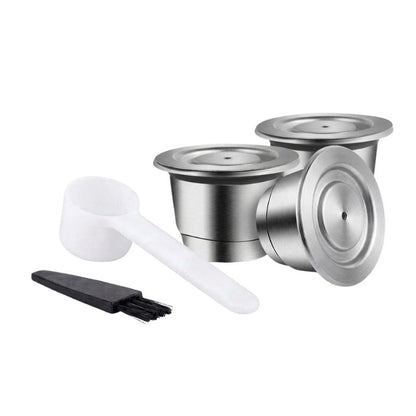 Três Cápsulas Reutilizáveis em Inox para Nespresso