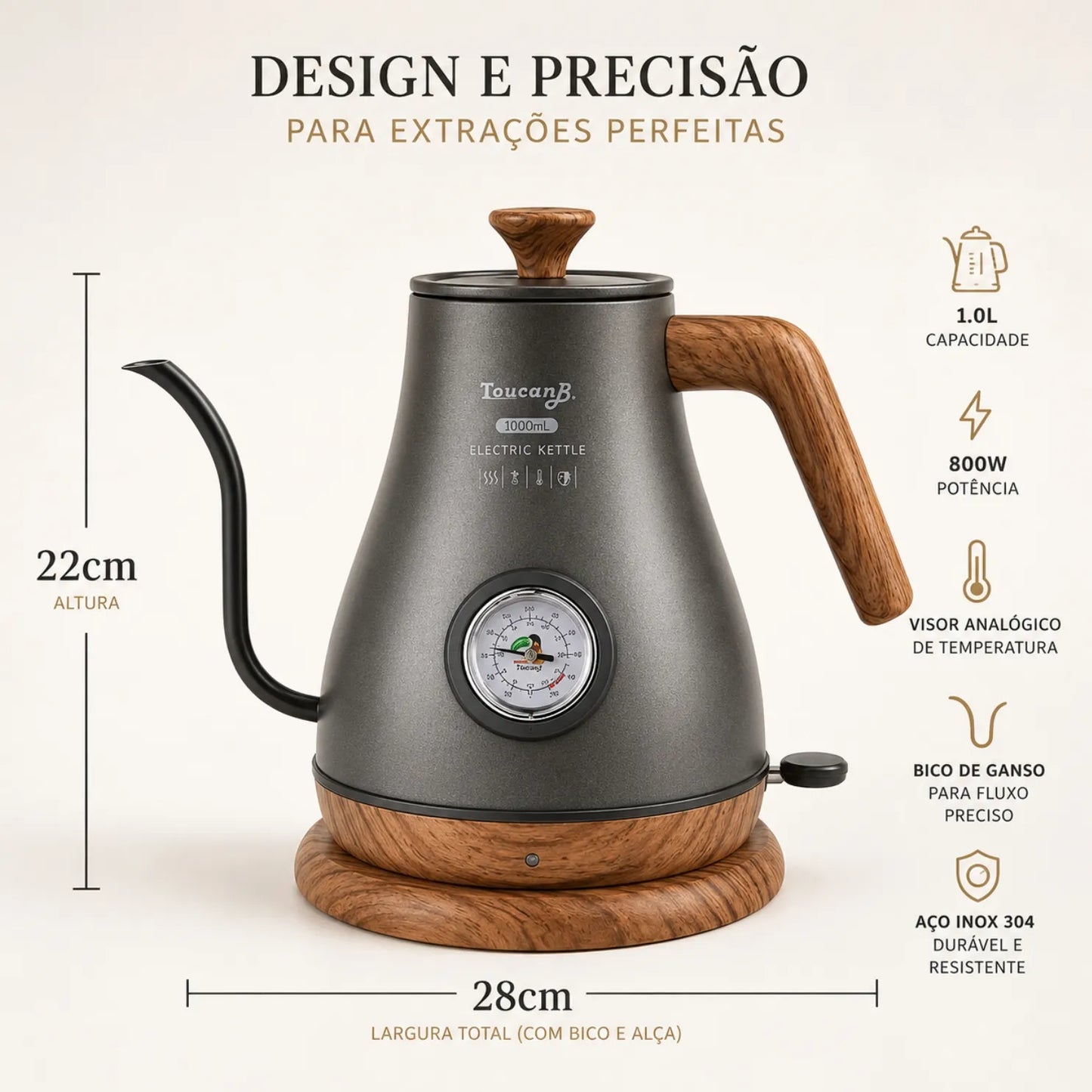 Chaleira_Bruma_Bico_de_Ganso_Elegance_Cinza_Chumbo