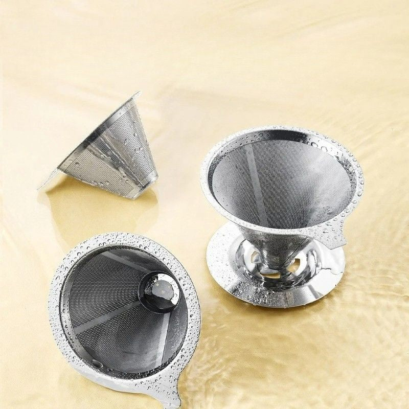 Filtro de Café Reutilizável Aço Inox