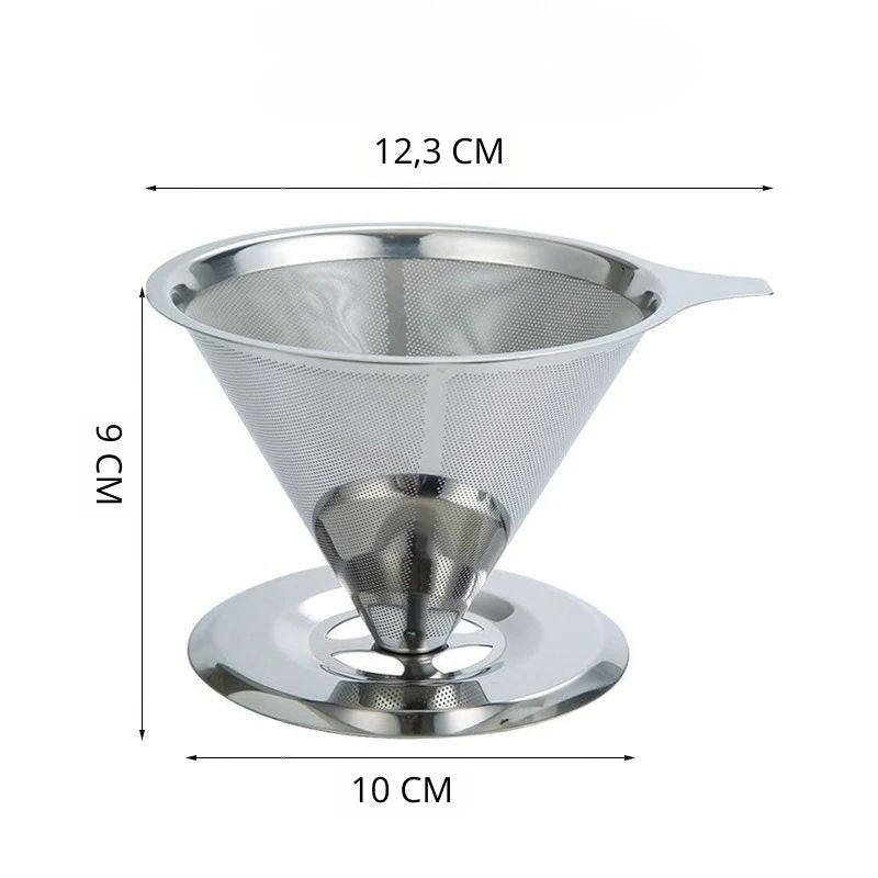 Filtro de Café Aço Inox Grande
