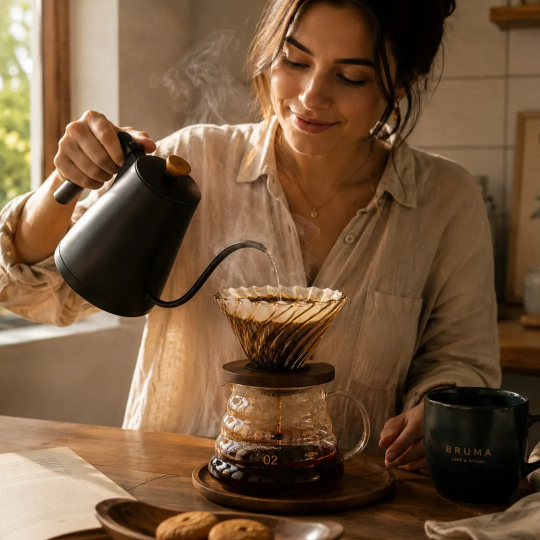 Jarra de Café com Filtro de Vidro Bruma Siena