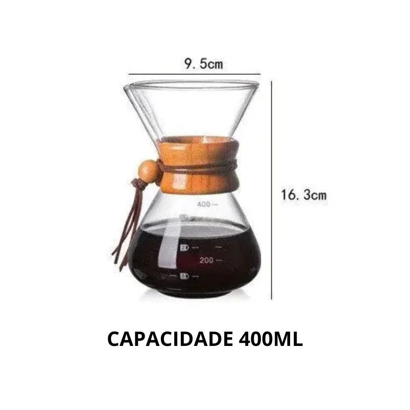 Jarra de Café para Preparo Manual com Filtro Bruma Orvieto