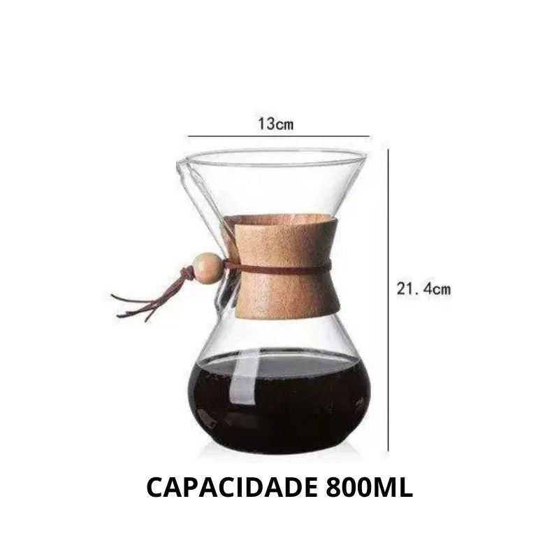 Jarra de Café para Preparo Manual com Filtro Bruma Orvieto