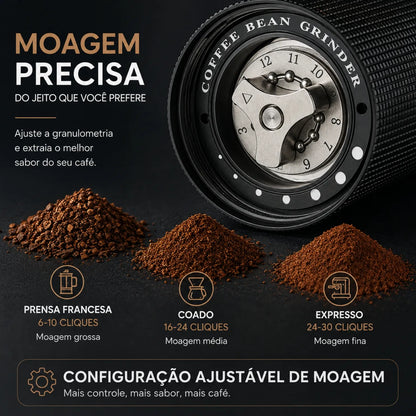 Moedor de Café Manual 20g para Espresso Bruma