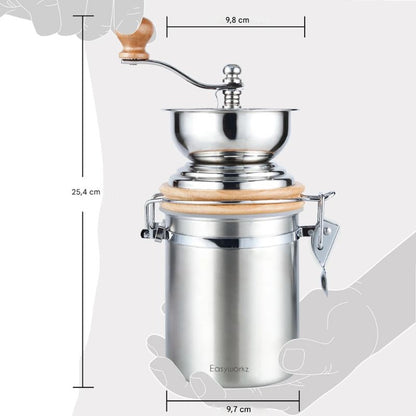 Tamanho do Moedor de Café Manual Ajustável Bruma