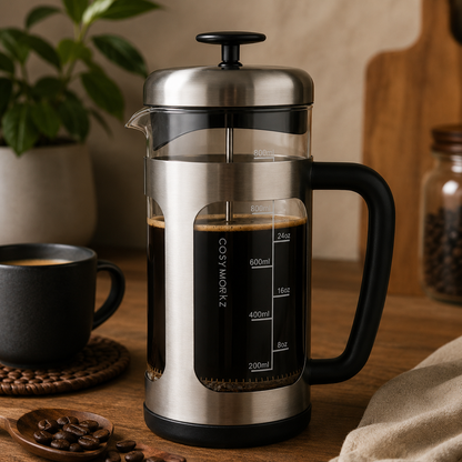 Prensa-Francesa-de-Vidro-para-Cafe-Bruma-Prata