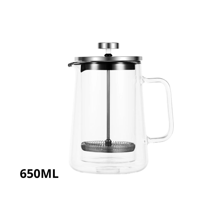 Prensa Francesa de Vidro Duplo 650ml