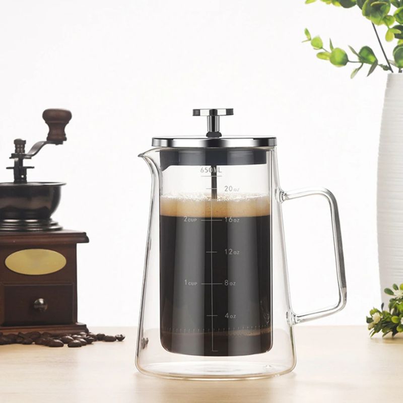 Prensa Francesa para Café de Vidro