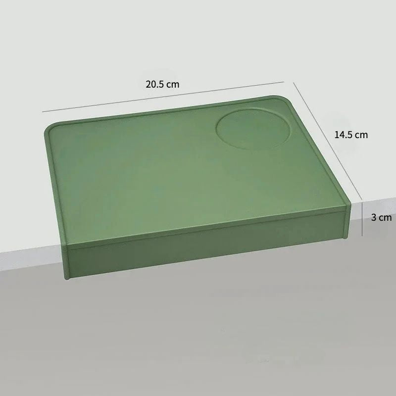 Tapete de Café de Silicone Verde