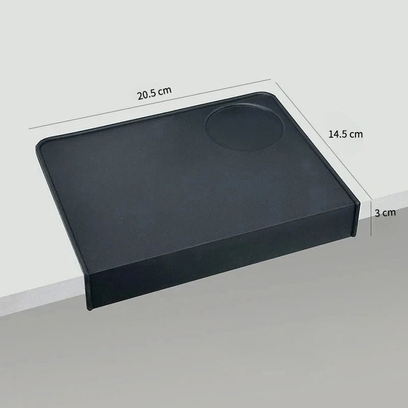 Tapete de Café de Silicone Preto