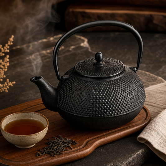 Bule de Chá de Ferro Fundido Estilo Oriental Bruma Akira - Hero premium