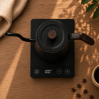 Chaleira elétrica Bruma Elegance Thermal com bico de ganso para café coado