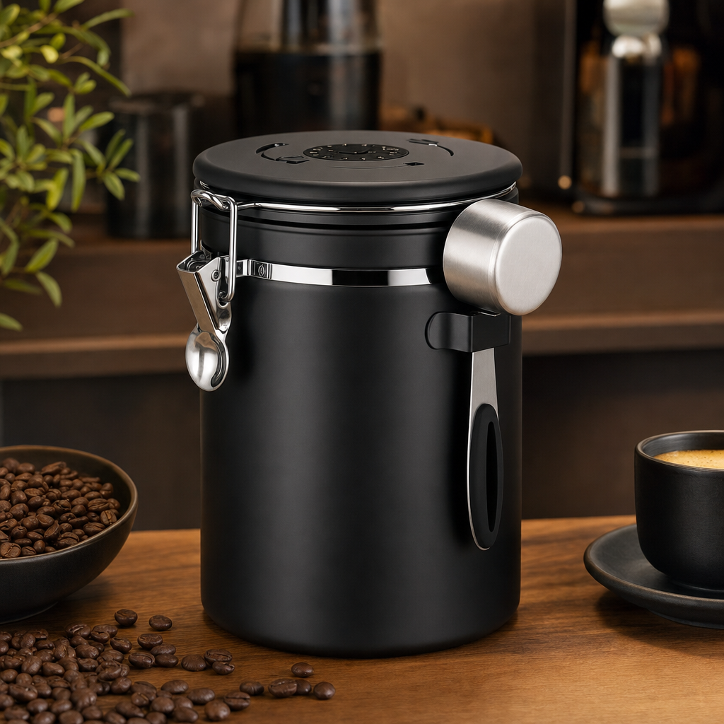 Pote Hermético para Grãos de Café Bruma Nero - Hero premium